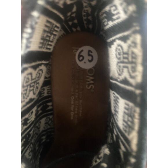 Toms Kala Ankle Desert Bootie Boots Womens Size 6.5 Black Suede Wedge Lace Up - Picture 3 of 3